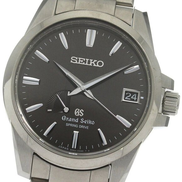 SEIKO Grand Seiko SBGA081/9R65-0BG0 Date Spring drive Men's Watch - Picture 1 of 6